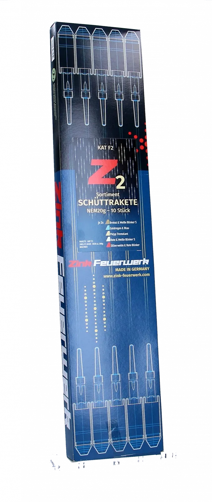 102-2 Schüttrakete Z2, 10er