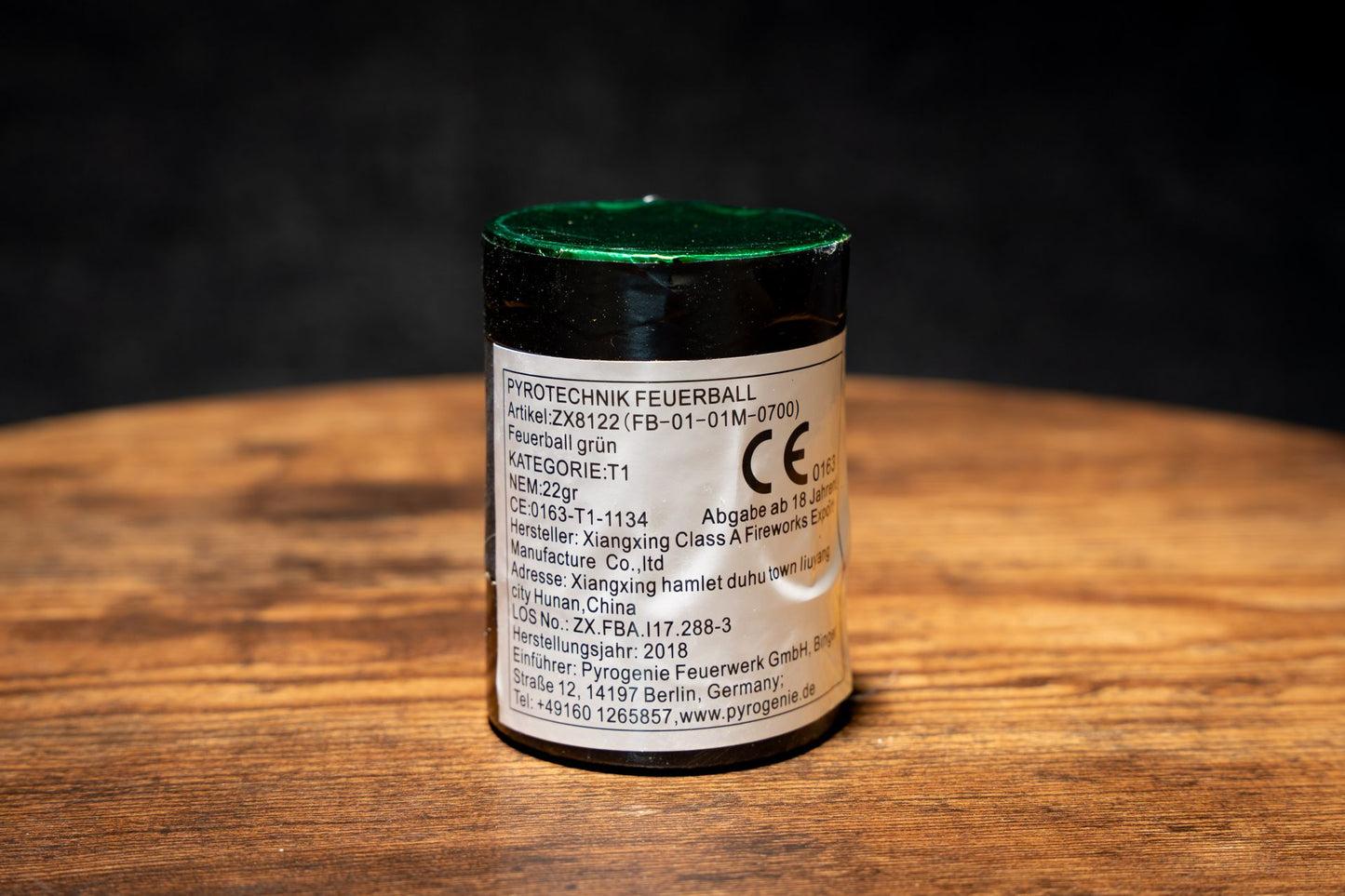Feuerball Grün
