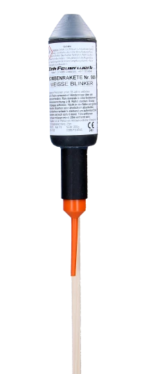 Bombenrakete 909 Weiße Blinker