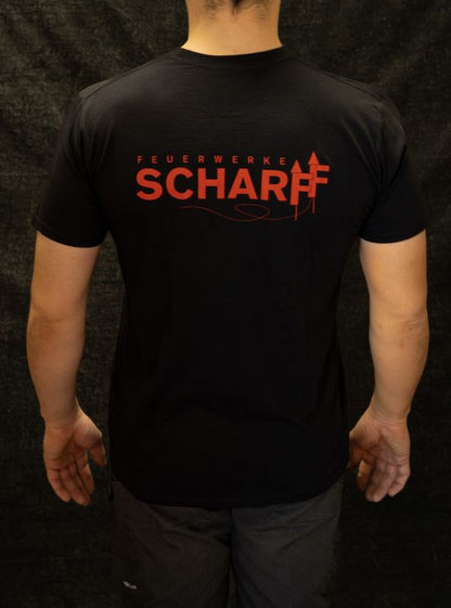 T-Shirt "Feuerwerk aus Freude" Schwarz