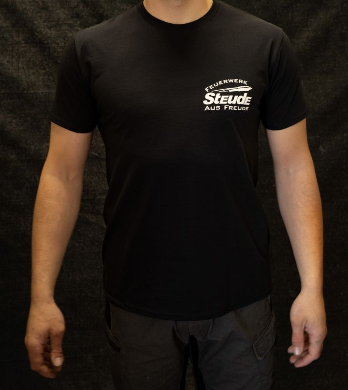 T-Shirt "Feuerwerk aus Freude" Schwarz