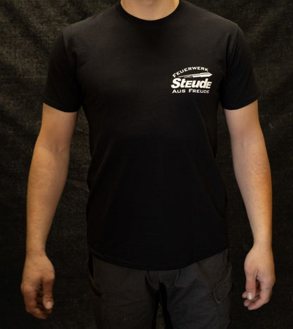 T-Shirt "Feuerwerk aus Freude" Schwarz