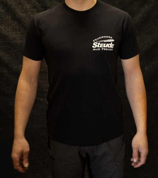T-Shirt "Feuerwerk aus Freude" Schwarz