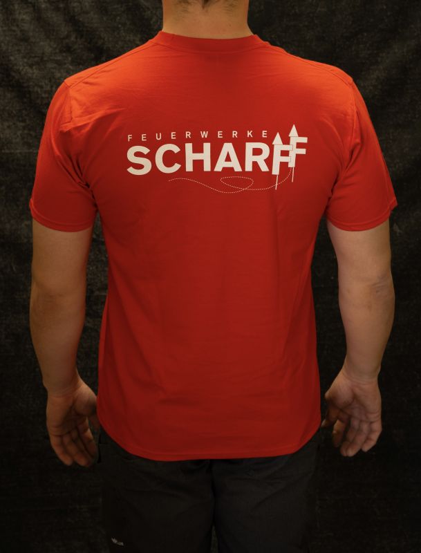 T-Shirt "Feuerwerk aus Freude" Rot