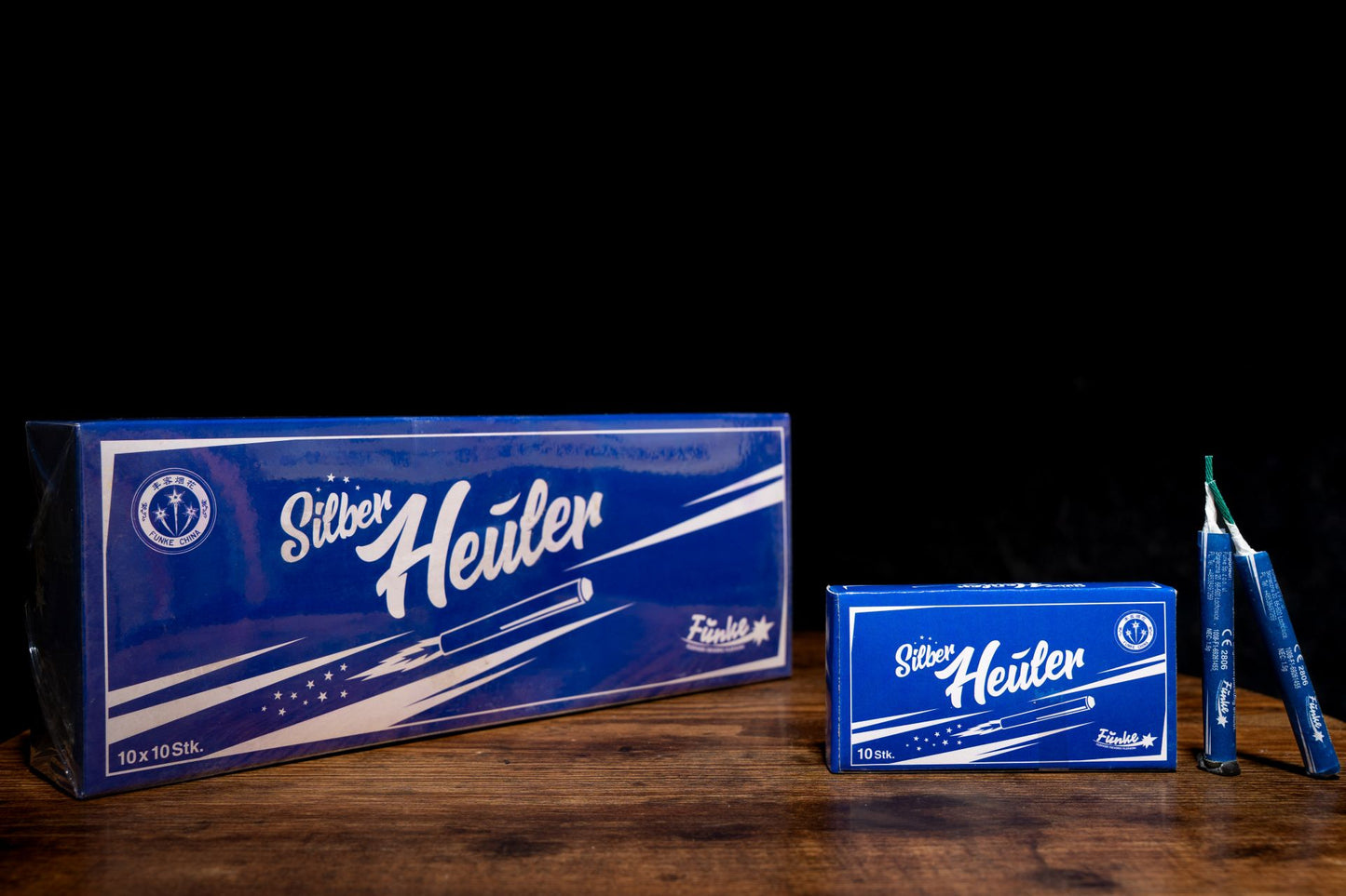 Silberheuler 10x10 Stück