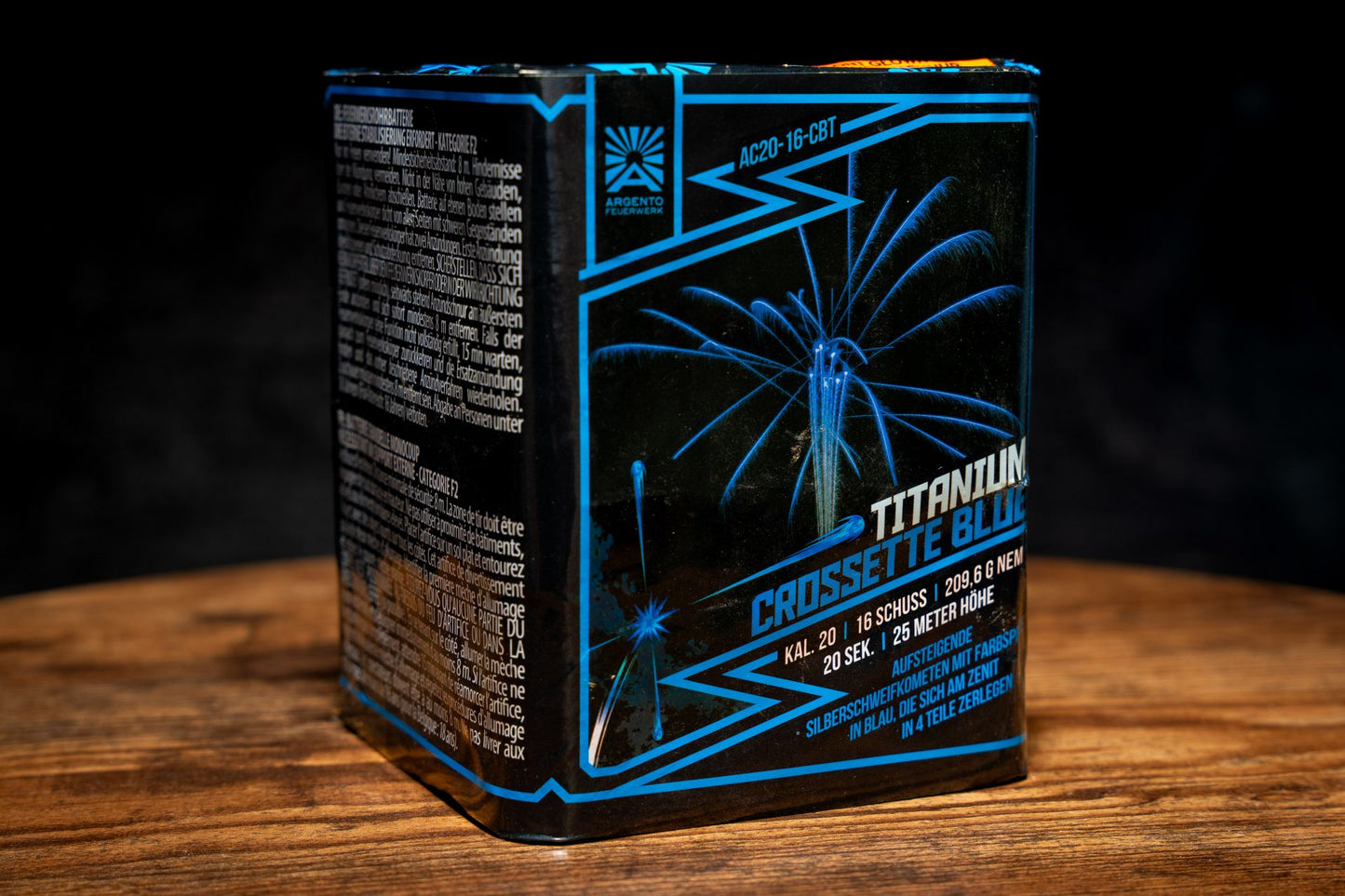 Titanium Crossette Blue