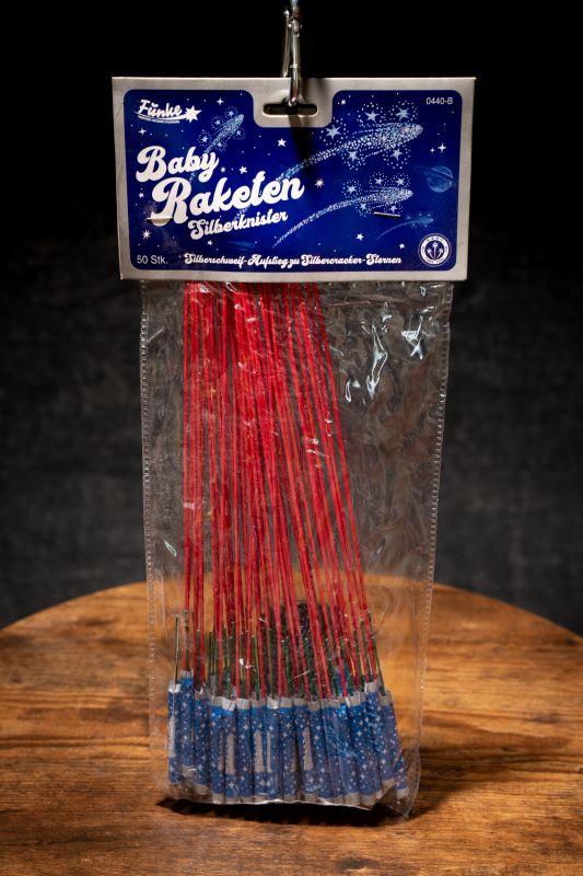 Baby-Raketen Silberknister