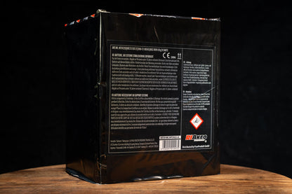 20’S White Strobe and Orange, Yellow and Pink Dahlia