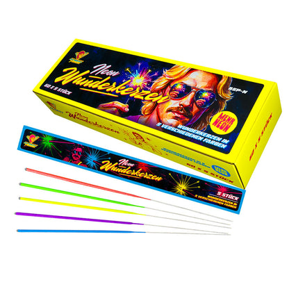 Neon Wunderkerzen