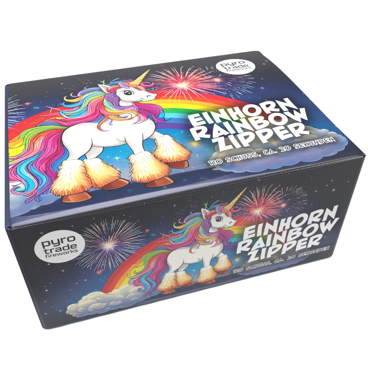 Einhorn Rainbow Zipper