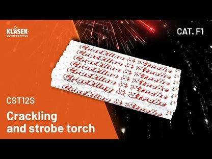 Crackling and strobe torch