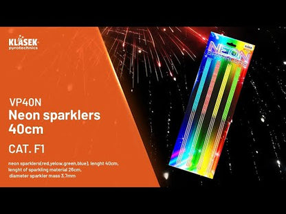 Neon Sparklers 40cm