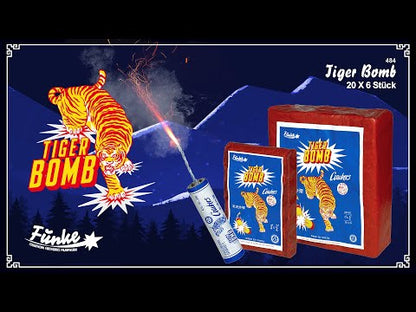 China-Böller C Tiger Bomb - 6er Päckchen
